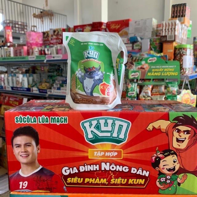 TÚI SỮA KUN SỮA CHUA TIỆT TRÙNG 110ML