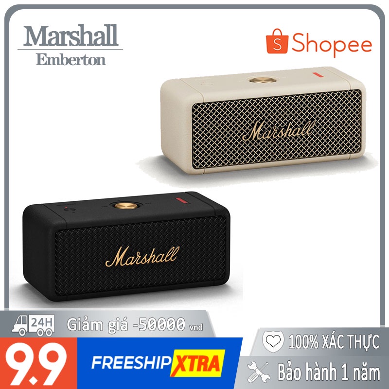 Marshall Emberton Loa Bluetooth  loa bluetooth mini Bảo Hành 1 Năm 100% Nguyên Bản.