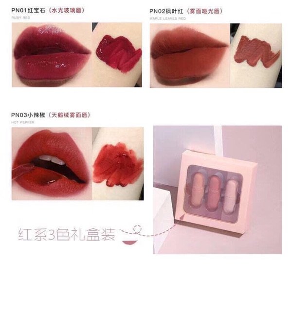 Sét 3 son lì 3 màu cực hót