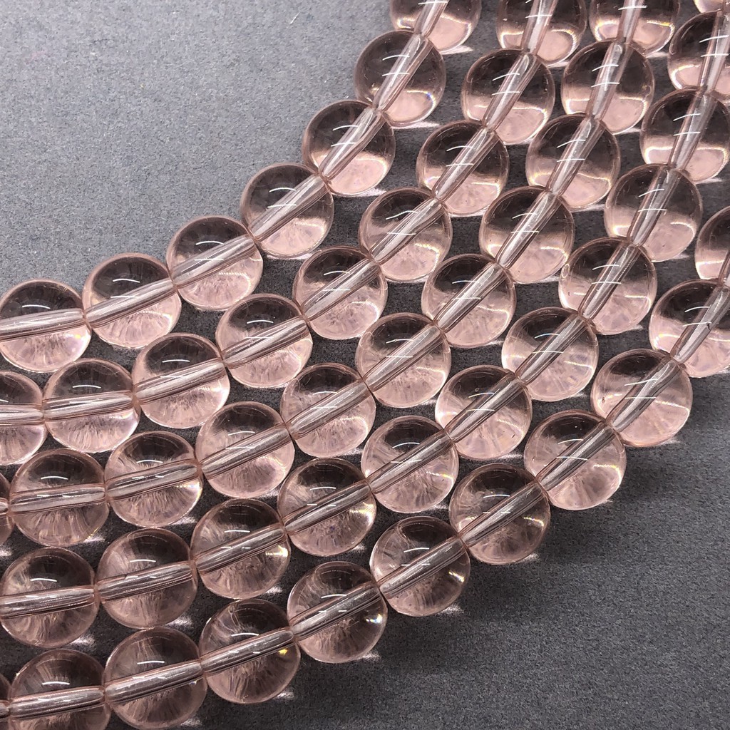 Chuỗi hạt đá thạch anh làm trang sức DIY 4-12mm