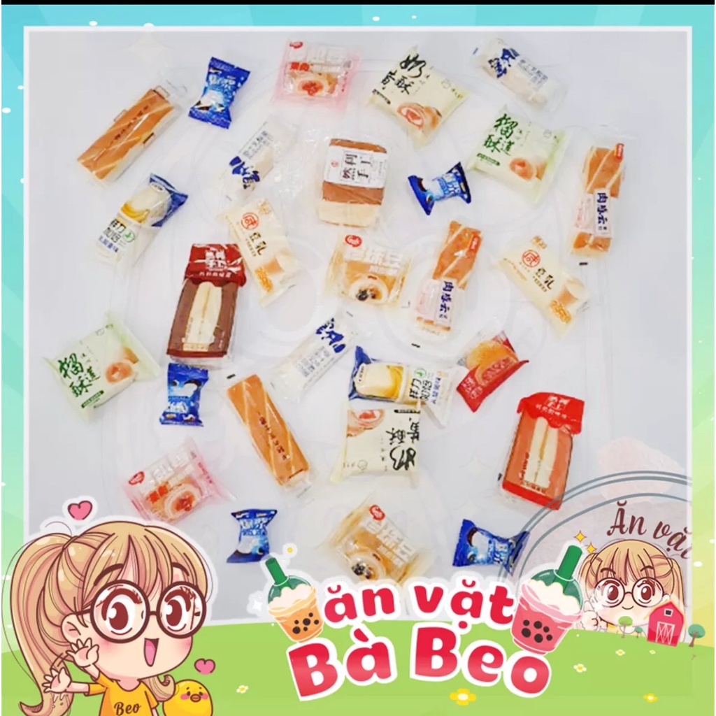 Bánh Đài Loan mix vị thùng 1kg đặc biệt