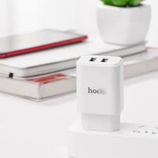 Củ sạc nhanh hoco 2 cổng C62A sạc nhanh 2.1A dành cho mọi điện thoại, bảo hành chính hãng 6 tháng