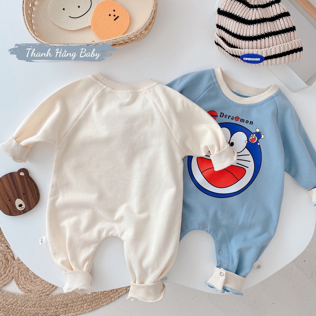 Body cho bé trai bé gái, body liền thân dài tay cho bé sơ sinh siêu xinh Thanh hằng baby  5 - 13 kg