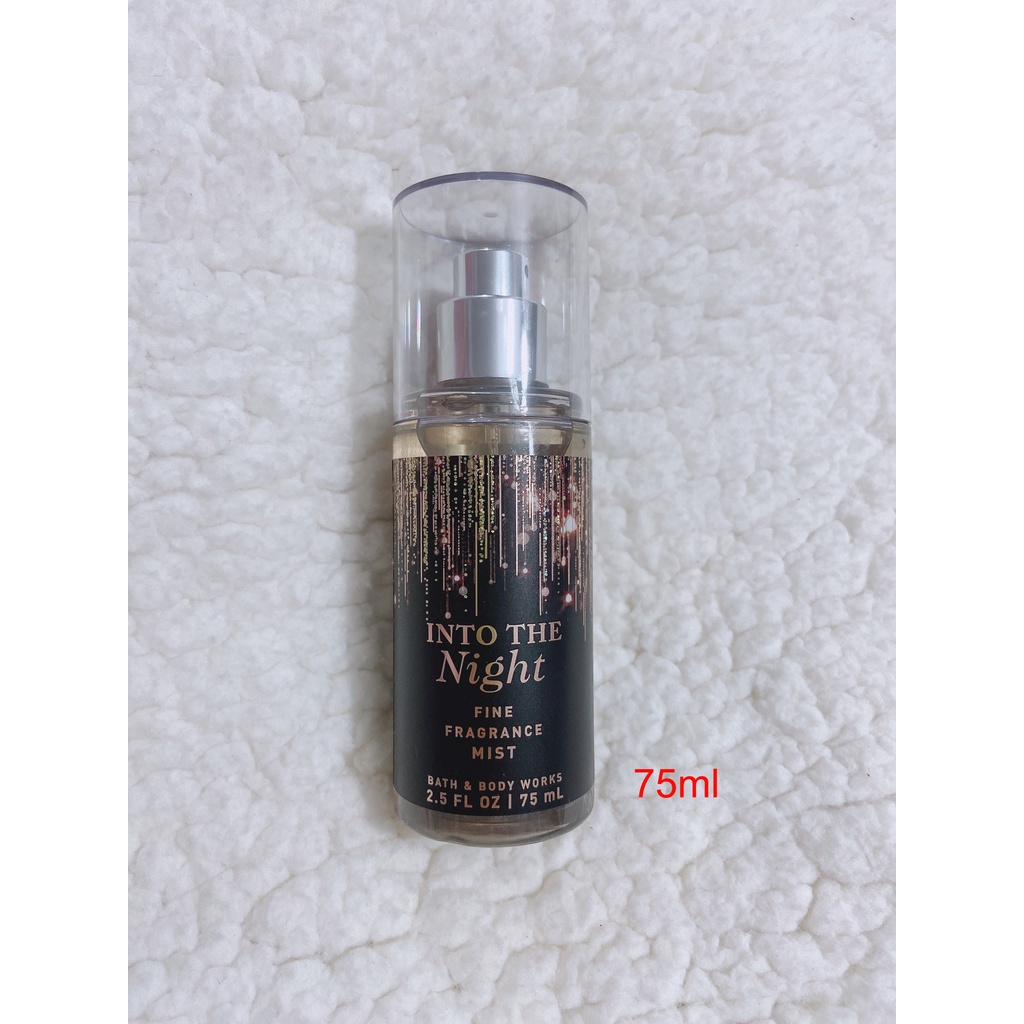 Japanese Cherry Blossom Into The Night   Nước hoa Xịt thơm toàn thân Bath and Body Works Mini 75ml