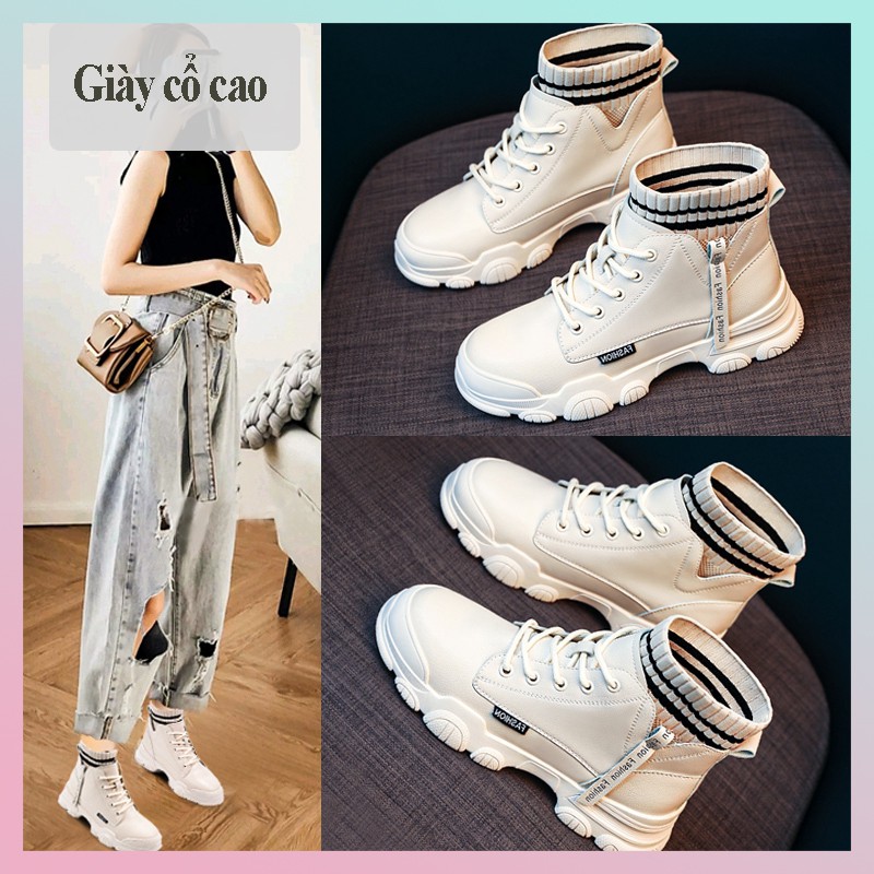 Giày Boot Nữ Cổ Ngắn Thời Trang Anh Quốc GN01.