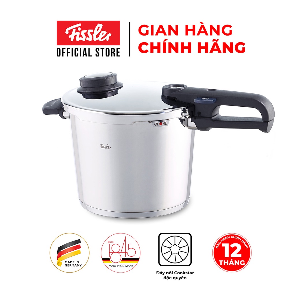 Nồi áp suất Fissler Vitavit Premium 6L 22cm, hàng chính hãng 100% sản xuất tại Đức.