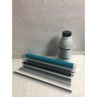 Bộ linh kiện hộp mực máy in 12A: Mực nạp, Trống Drum, Trục từ, sạc - cao su, gạt lớn - gạt nhỏ TC Việt