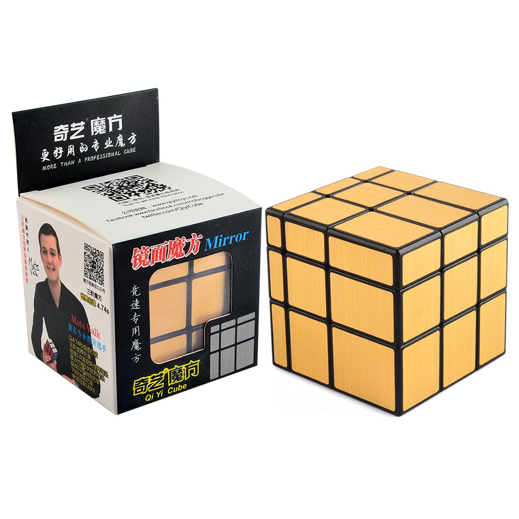 Đồ chơi Rubik Qiyi 3x3x3 Mirror Gương - Rubik Biến Hình Phát Triển IQ