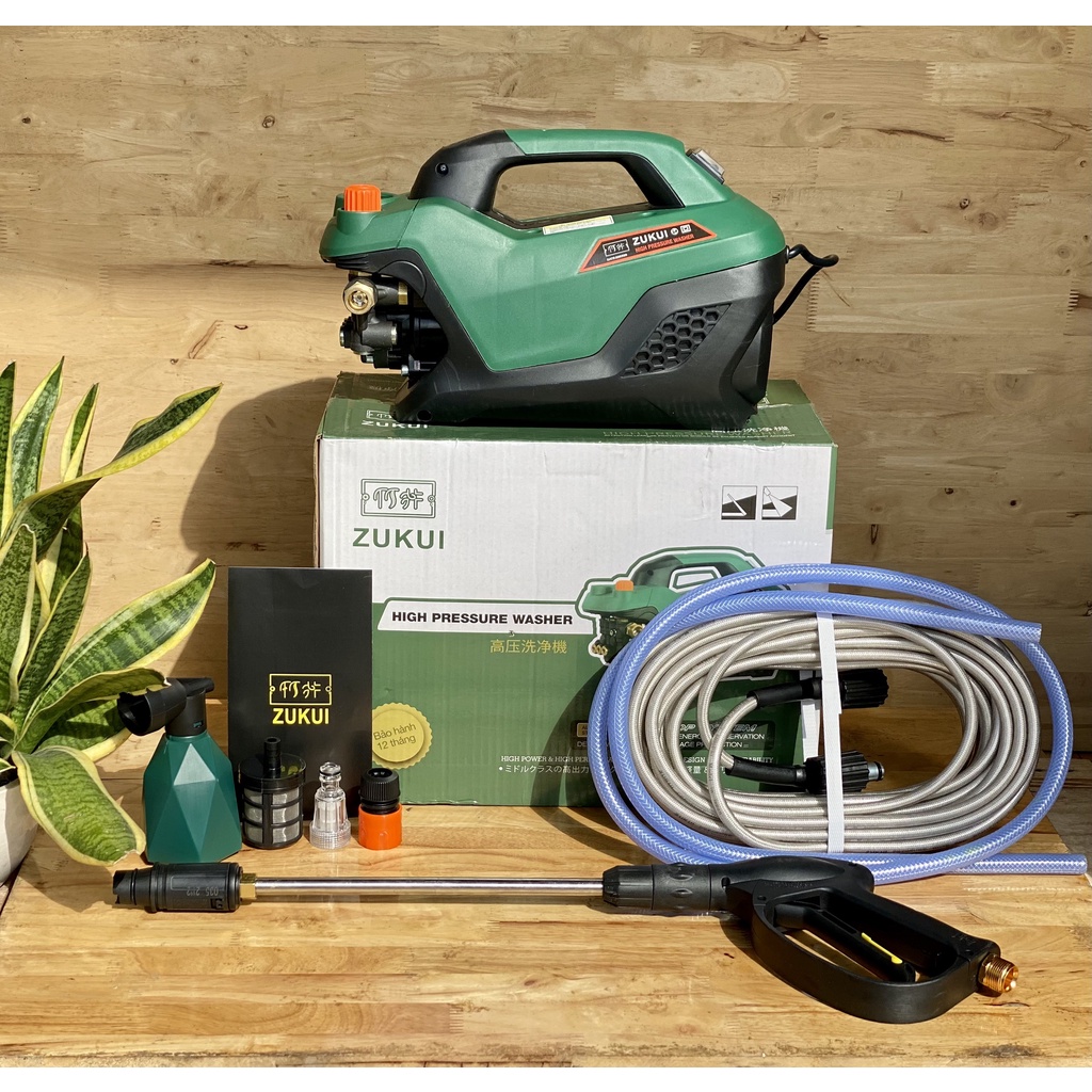 MÁY RỬA XE ZUKUI S7 CHỈNH ÁP 2800W 200BAR CHÍNH HÃNG DÂY 15M BH 12 THÁNG