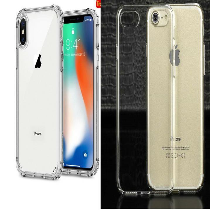 Ốp dẻo trong,chống sốc Iphone đu dòng máy giá siêu rẻ ip5 ip5s ip6 ip6s ip7 ip8 ip7plus8