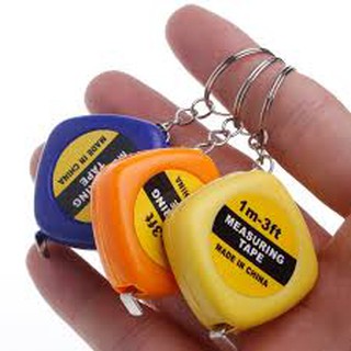 Móc khóa thước rút mini 1m v1