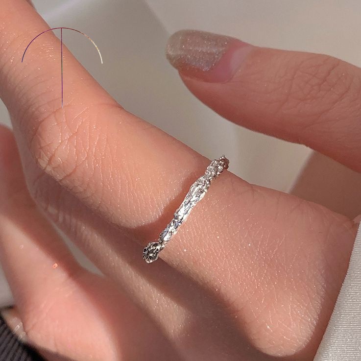 Nhẫn hở hợp kim thiết kế đơn giản có thể điều chỉnh kích cỡ