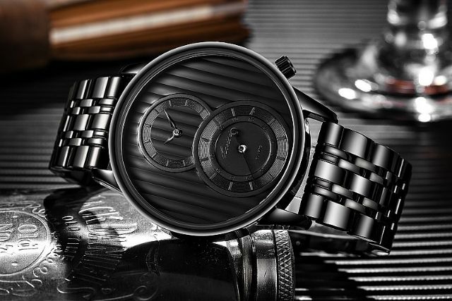(Thanh lý 690 -&gt; 520k) Đồng Hồ Nam LRUIS 001 Cao Cấp Dây Thép Chính Hãng