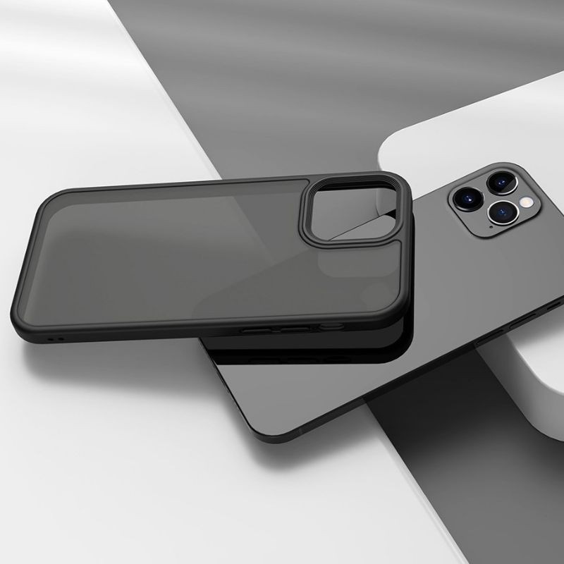 Ốp lưng nhám mờ Rock Guard Pro Matte IPhone 13 pro max , 13 pro 13 12 Pro Max / 12 Pro / 12 chống vân tay chống bám bẩn