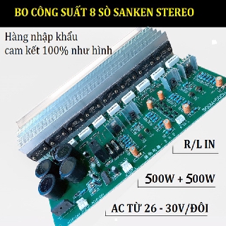 Bo công suất 8 sò sanken liền nguồn - ad 600w
