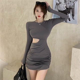 Đầm Ôm Body Dài Tay Quyến Rũ Thời Trang Cho Nữ