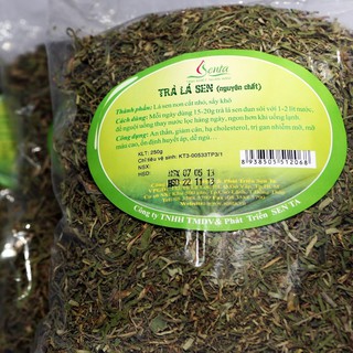 Trà lá sen đóng gói 250 Gram - Lotus Leaf Tea-Hiệu Sen Ta