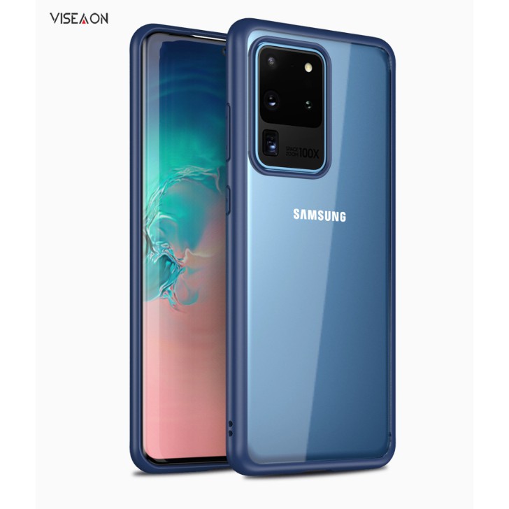 Ốp Lưng Chống Sốc Samsung S20 , S20+ , S20 Ultra Ốp Trong Viền Màu Cao Cấp VISEAON