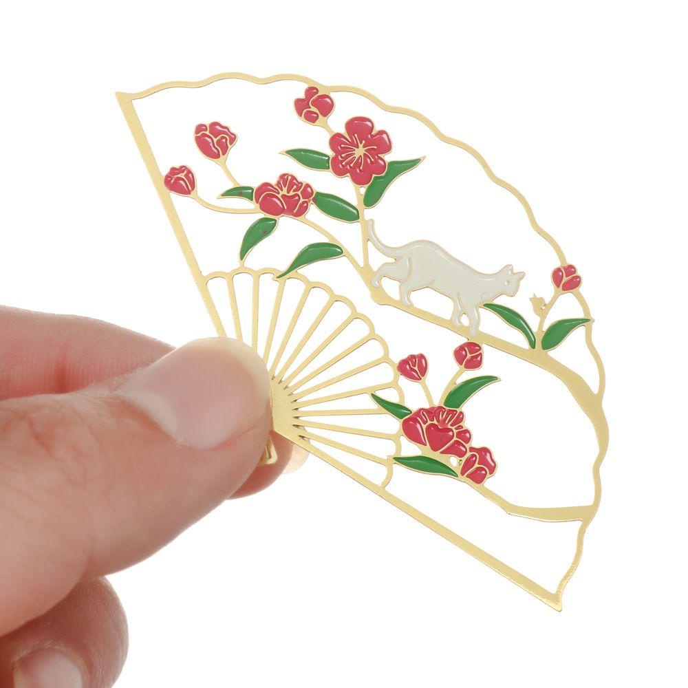 Lansel Bookmark Bằng Đồng Thau Đính Tua Rua Kim Loại Đánh Dấu Trang Sách Trường Học Văn Phòng