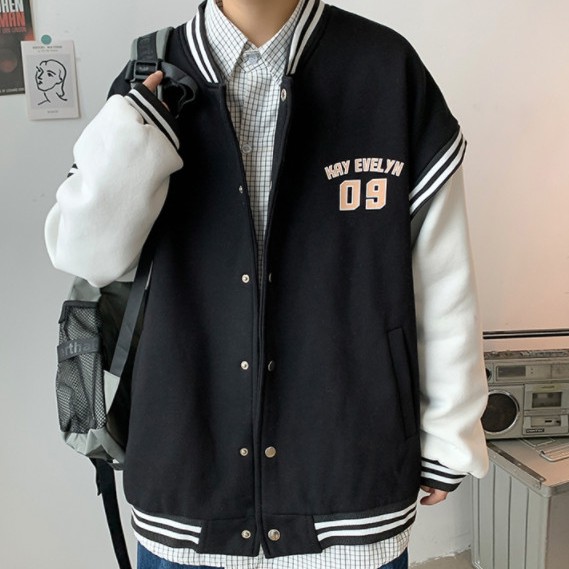 Áo khoác bóng chày  nam thời trang mùa thu cá tính dành cho  fashion simple unisex bigsize áo khoác bomber nam nữ