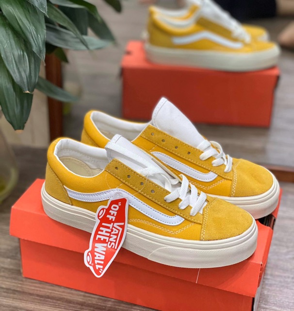 Giày vans màu vàng hàng 1:1