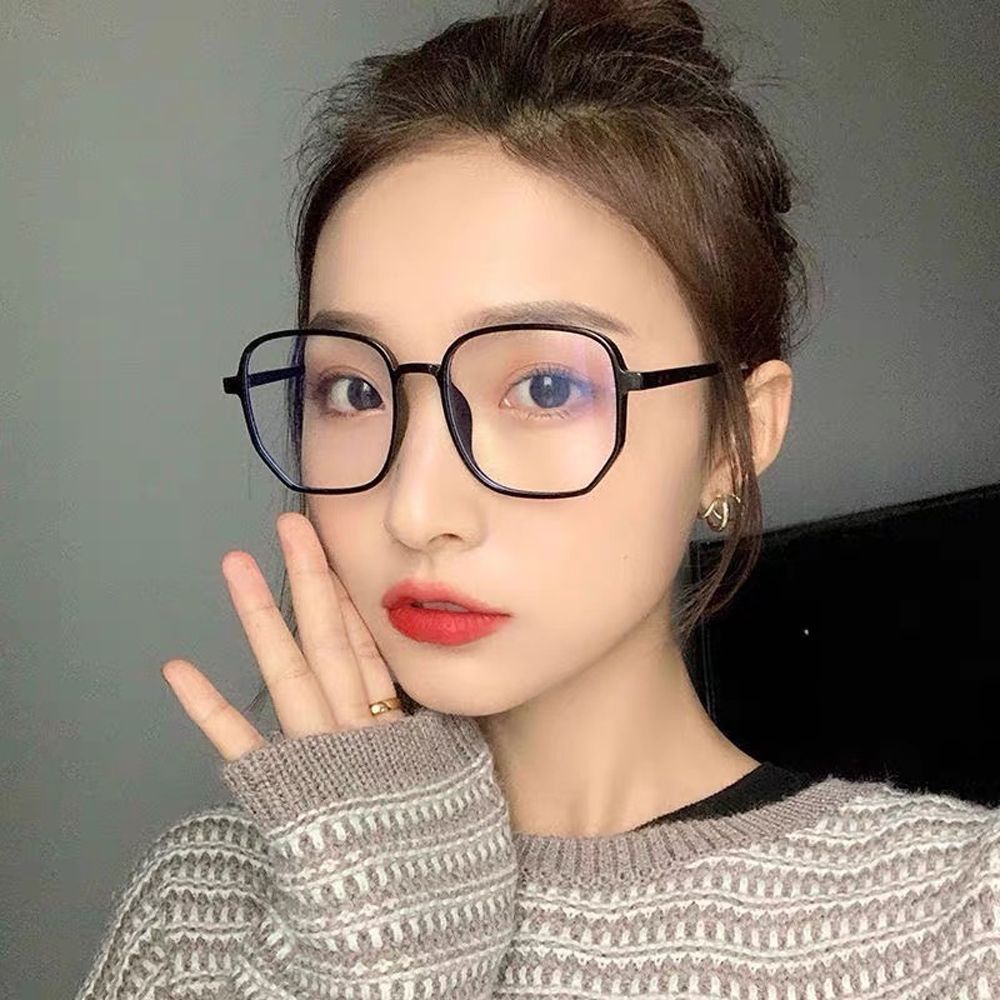 Mắt kính đọc sách gọng trong suốt siêu nhẹ chống ánh sáng xanh kiểu Hàn Quốc cổ điển cho nam và nữ