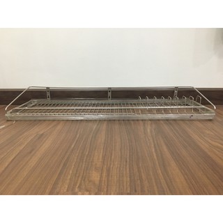 Kệ đựng chén bát đĩa treo tường inox 304(LONG VÂN) cao cấp 1 tầng không lùa