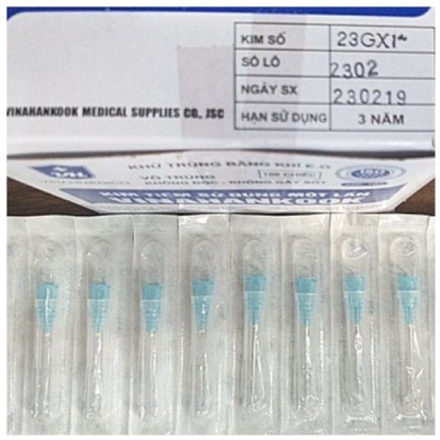 Kim tiêm 18G, 20G, 22G, 23G, 25G, 26G Vinahankook
