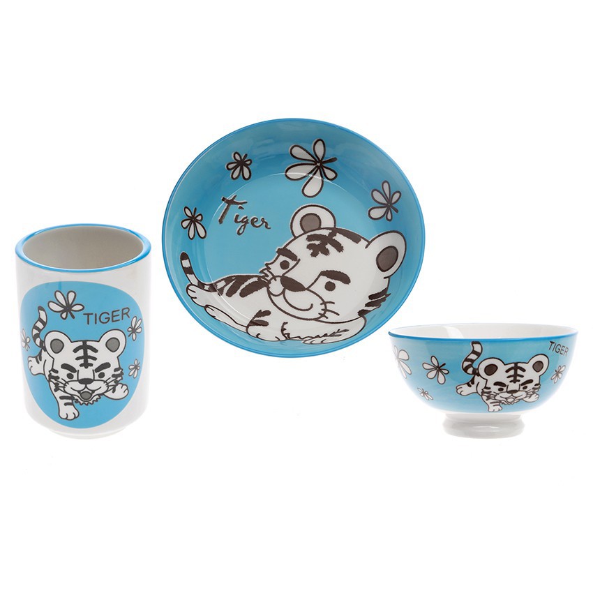 bộ gốm sứ làm quà tăng 12 con giáp cao cấp (tuổi Dần)