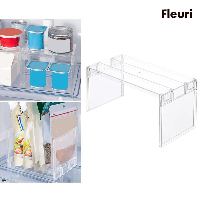 Khay Nhựa Trong Suốt Chia Ngăn Tủ Lạnh Tiện Dụng