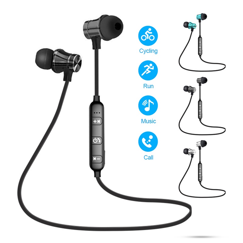 Tai nghe Bluetooth 5.0 cao cấp  thể thao chống nước,Pin trâu Bass mạnh tai nghe không dây có mic, loa siêu trầm extra ba