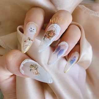 Sticker Nails 3D Thiên Thần - Hình Dán Móng Tay
