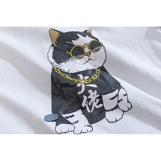 Áo thun unisex Rich Cat cá tính