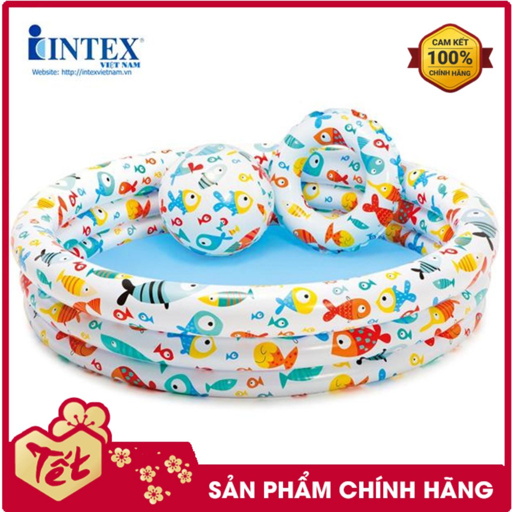 ⚡️FREESHIP⚡️Bể Bơi mini ba tầng INTEX cho be