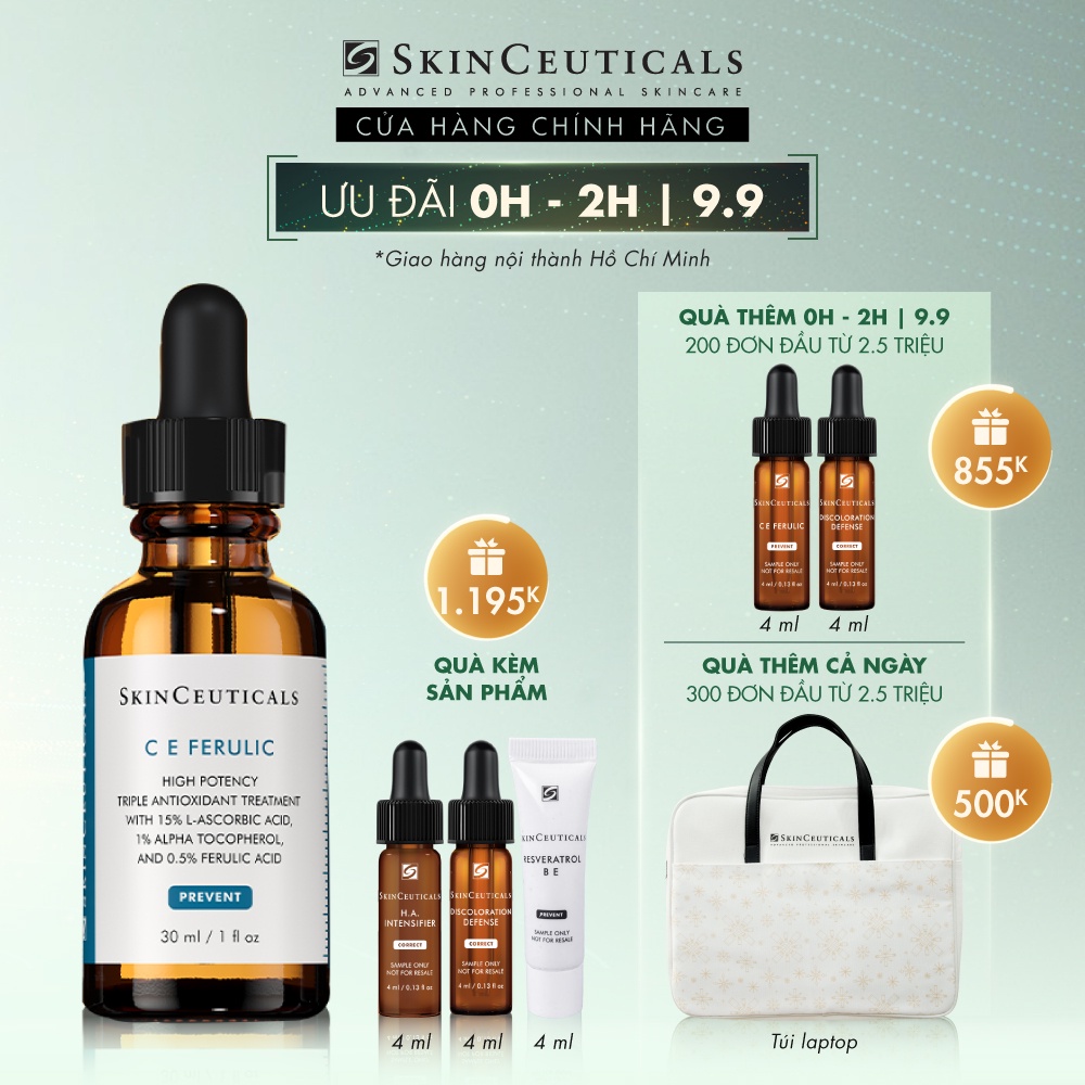 Skinceuticals C E Ferulic giúp làn da trở nên khoẻ mạnh và săn chắc hơn 30ml