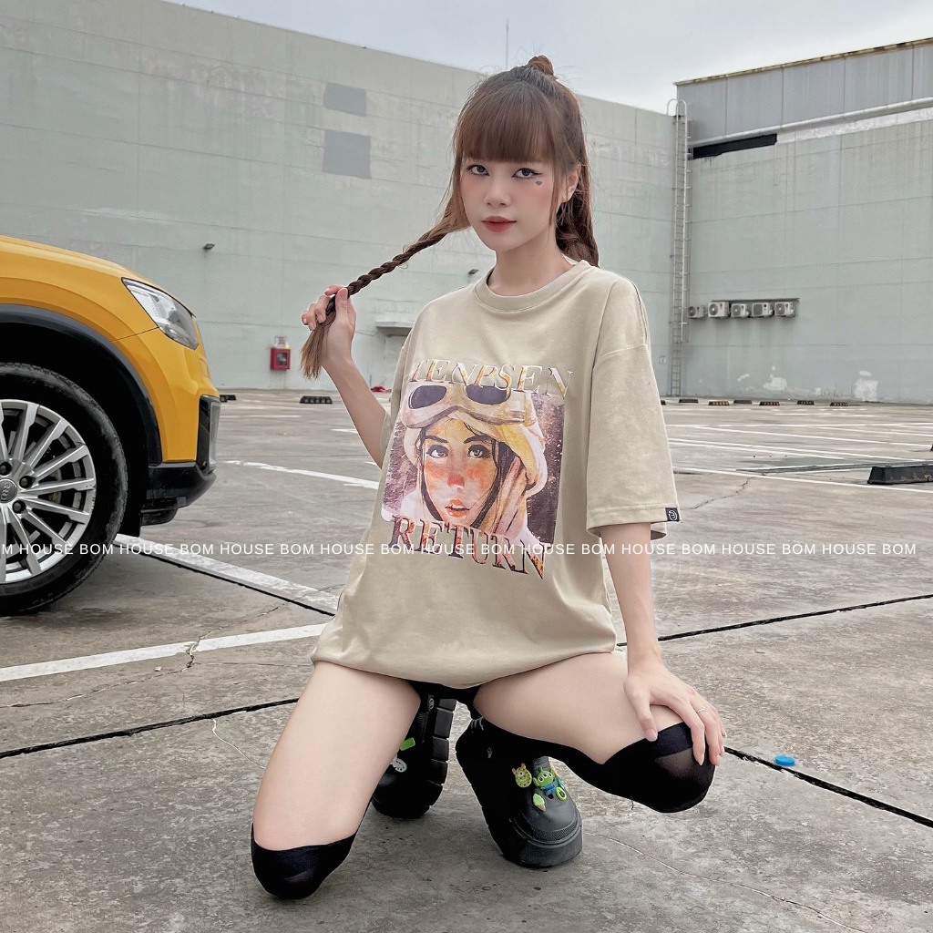 Áo Thun Tay Lỡ RETURN Nam Nữ Bom House Ulzzang Unisex
