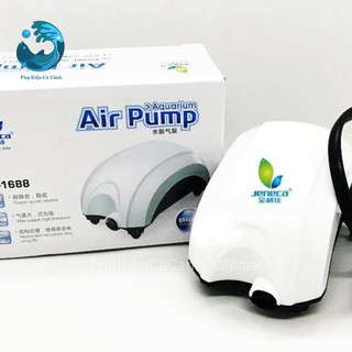Freeship Máy sủi oxy mini Jeneca AP 1688 Thái Lan cho bể cá giá rẻ chạy êm giá rẻ
