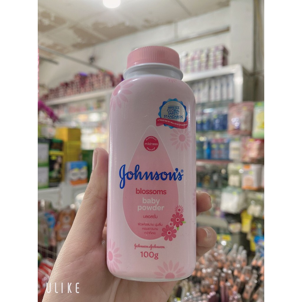 phấn hồng JOHNSON'S BABY POWDER 100g [chuẩn hàng cty 100%]