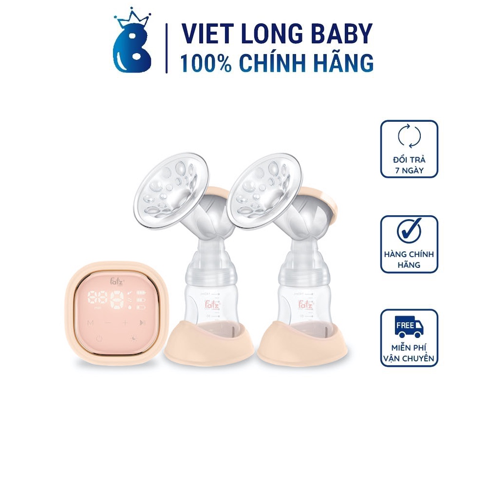 Máy hút sữa điện đôi - Resonance 3 - Fatzbaby - Hàng chính hãng - Bảo hành 1 năm