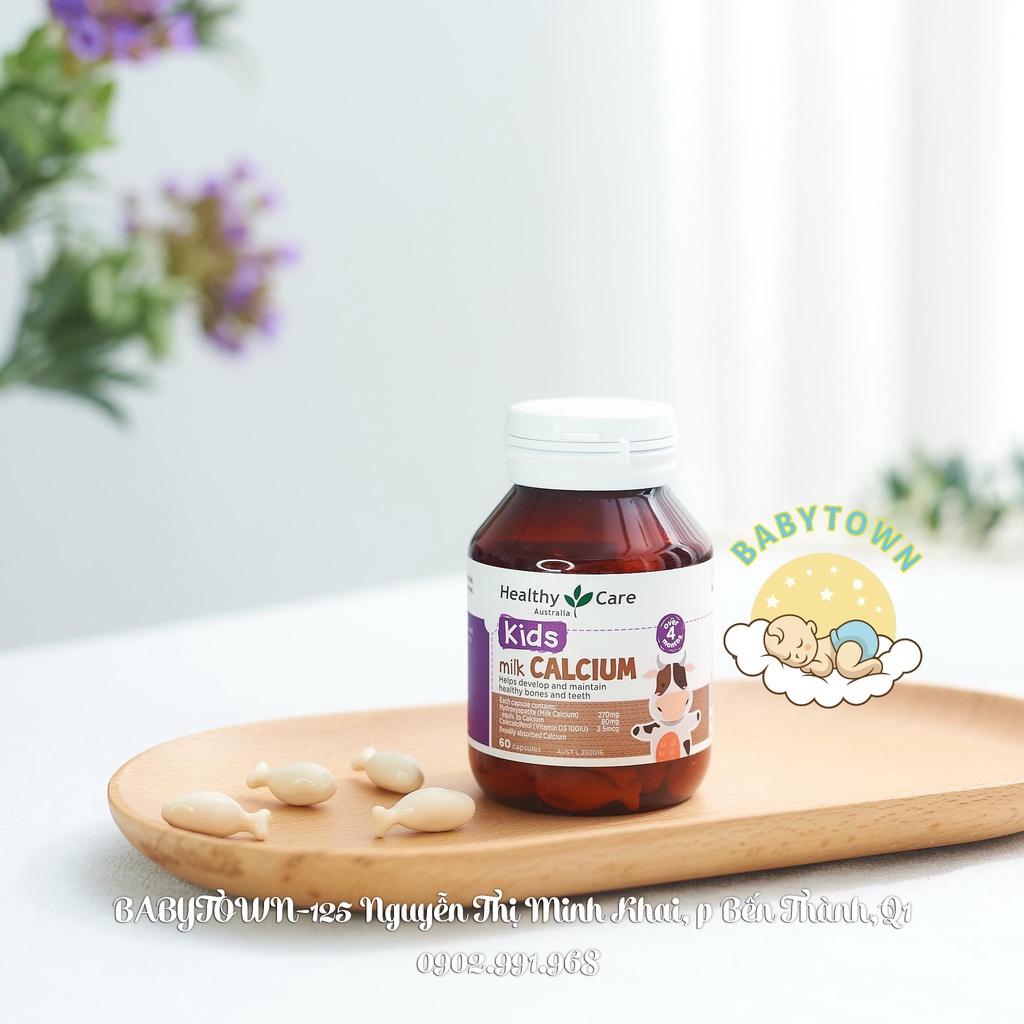 Viên uống Bổ sung DHA, CANXI cho bé (Healthy Care) - ÚC