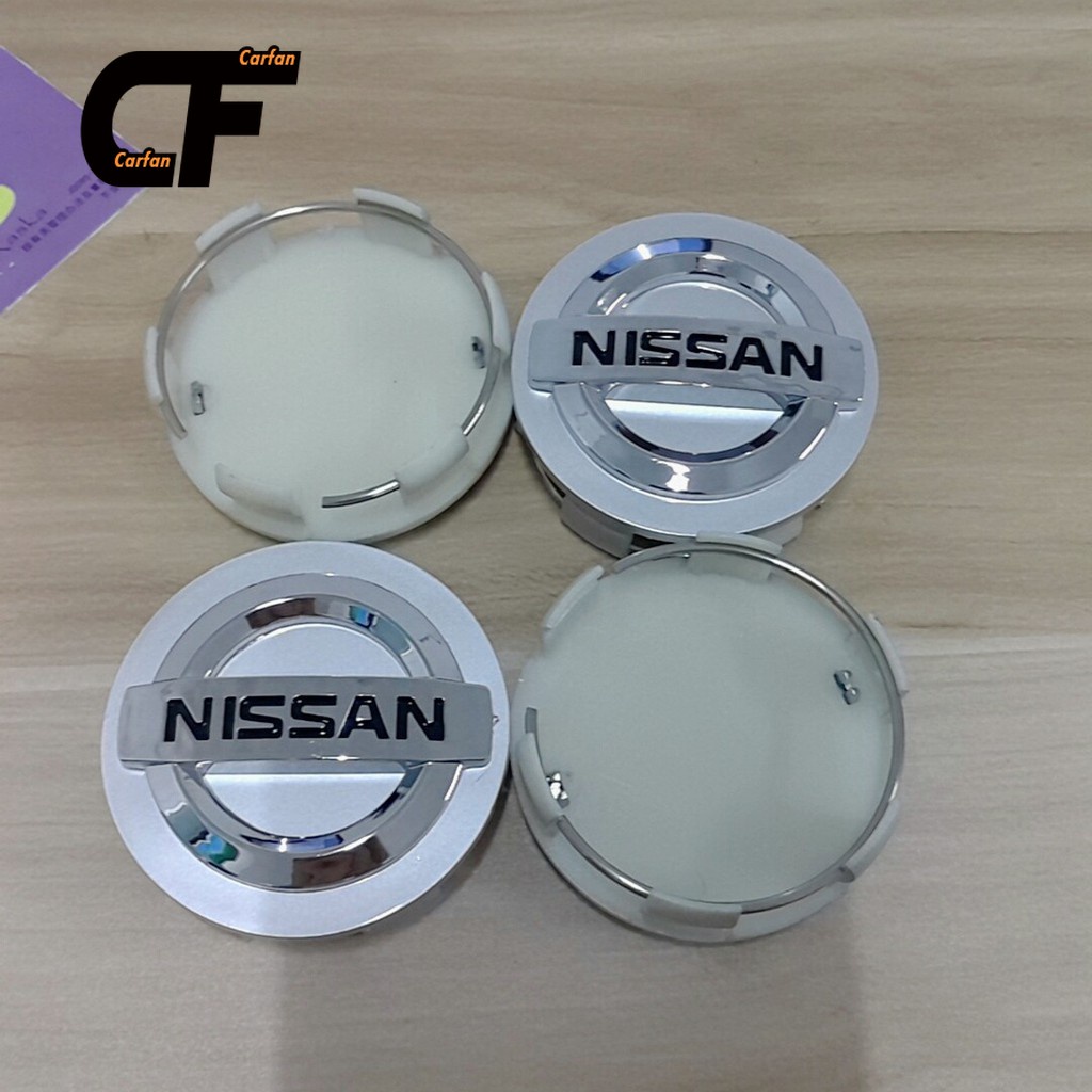 Logo Chụp Mâm Bánh Xe Ô Tô Nissan đường kính 60mm Phụ tùng ô tô trang trí Hub Cover 1 mục