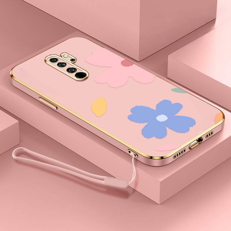 Ốp Điện Thoại TPU Silicone Mềm Mạ Điện Hình Hoa Đơn Giản Cho Xiaomi Redmi Note 8 Note 7 Note 8 Pro Note 7 Pro