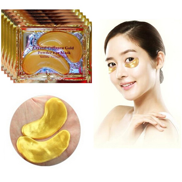 [lẻ] Mặt nạ mắt COLLAGEN CRYSTAL EYE MASK chiết xuất pha lê chống quầng thâm và nếp nhăn