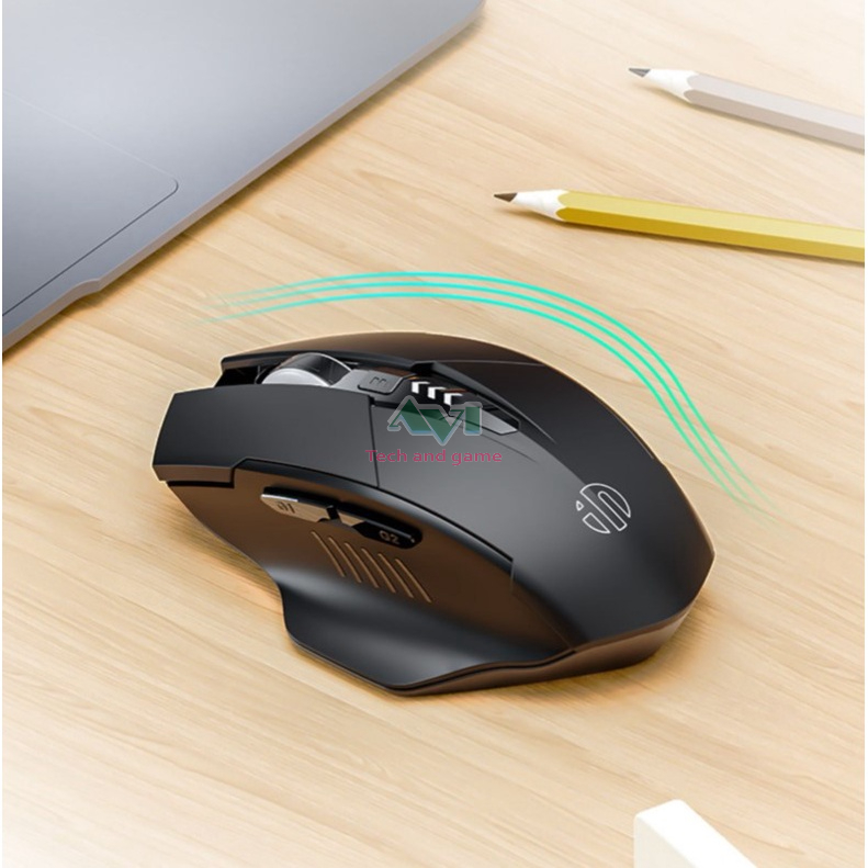 Chuột không dây Bluetooth pin sạc inphic M6 chống ồn - Chuột bluetooth cho máy tính