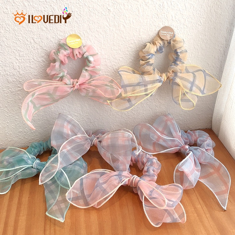 Dây buộc tóc hình nơ dễ thương thời trang cho nữ