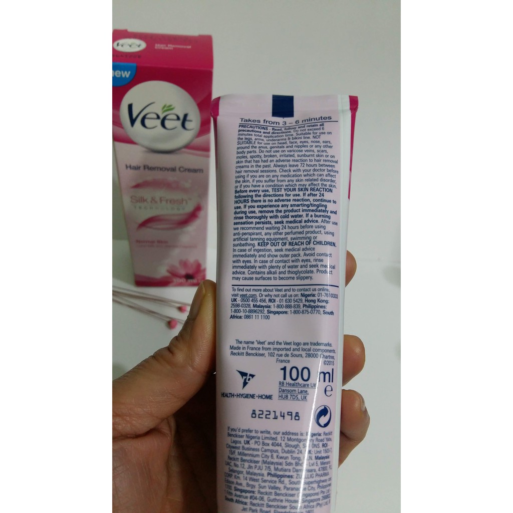 Kem Tẩy Lông Veet 100ml (Nội Địa Pháp)