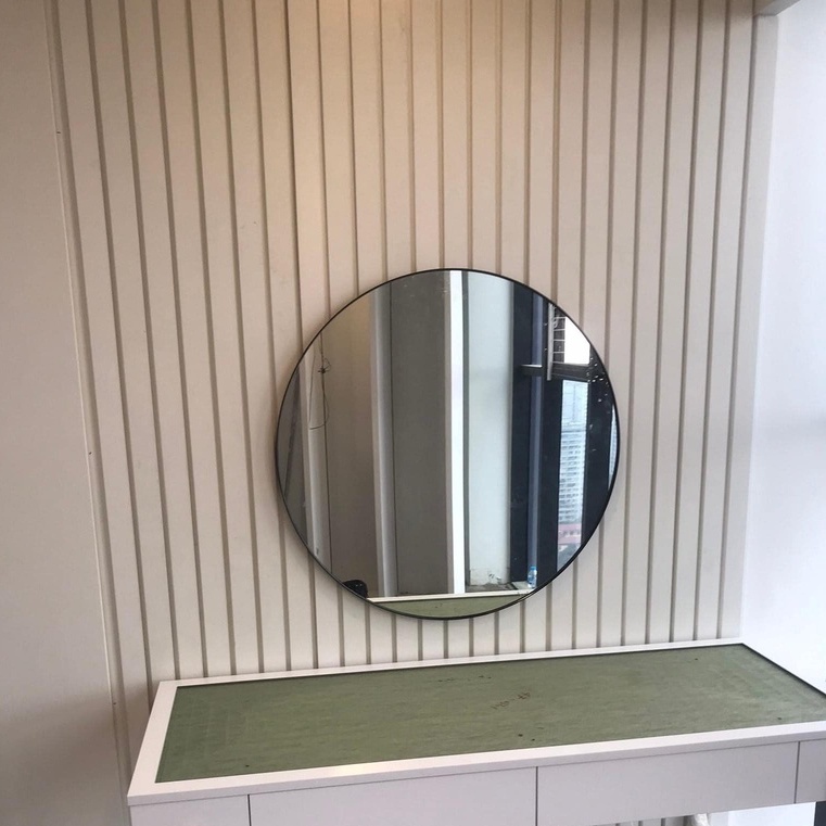 Gương tròn treo tường nhà tắm