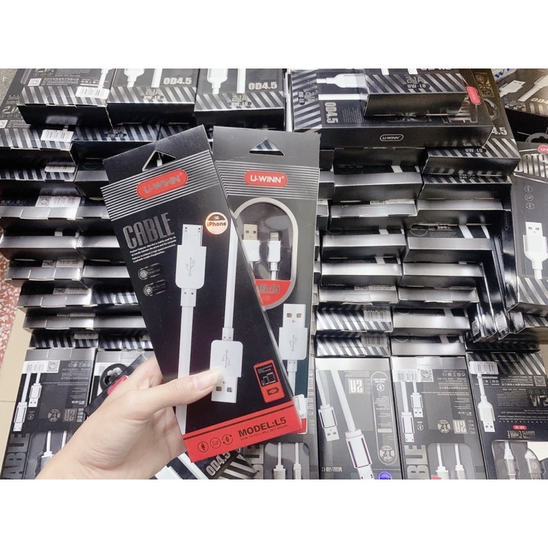 Dây sạc chính hãng 1m có tem bảo hành và mã cod