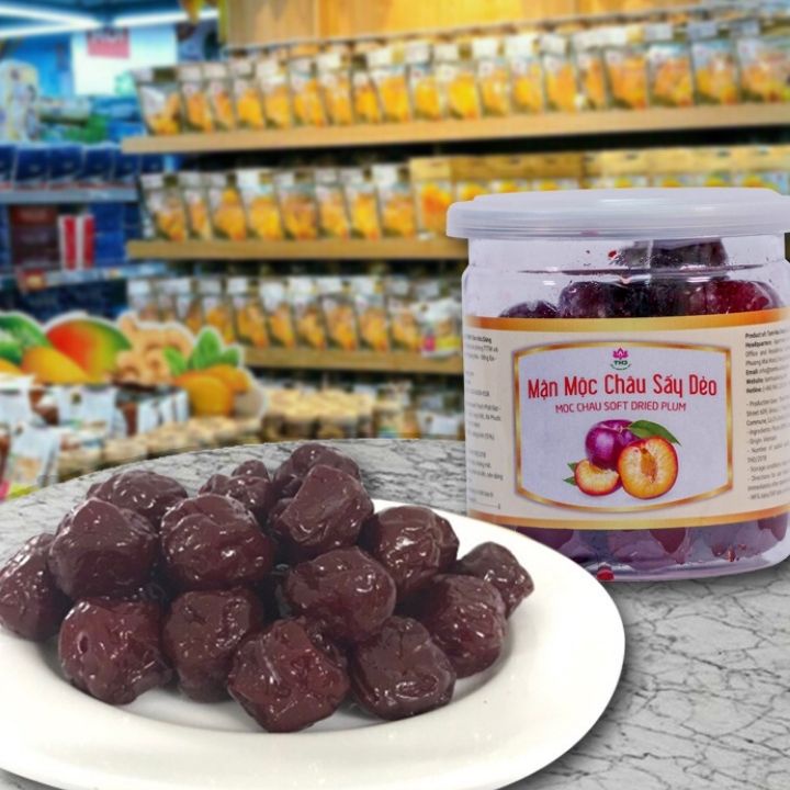 Mận Mộc Châu Sấy Dẻo Tự Nhiên Thơm Ngon Ngọt Dịu, Ăn Vặt, Heathy, Hỗ Trợ Giảm Cân - 250g | Meta Freshgo