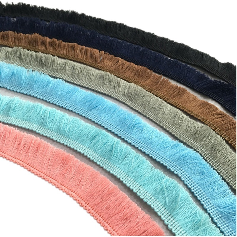 2 Yards Dây Tua Rua Bằng Cotton Trang Trí Quần Áo